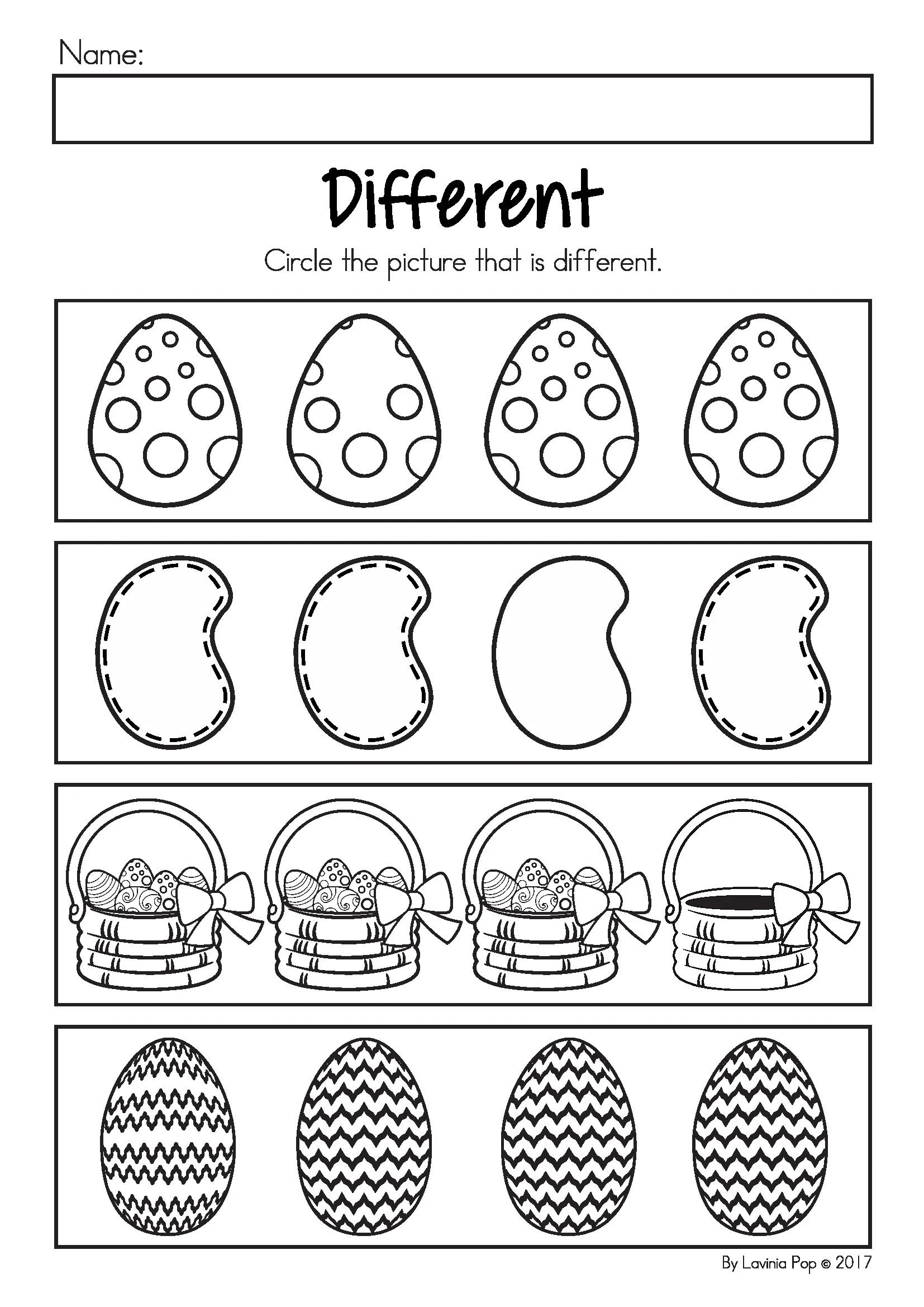Easter Preschool Worksheets And Activities No Prep Easter Preschool Worksheets And Activities No Prep