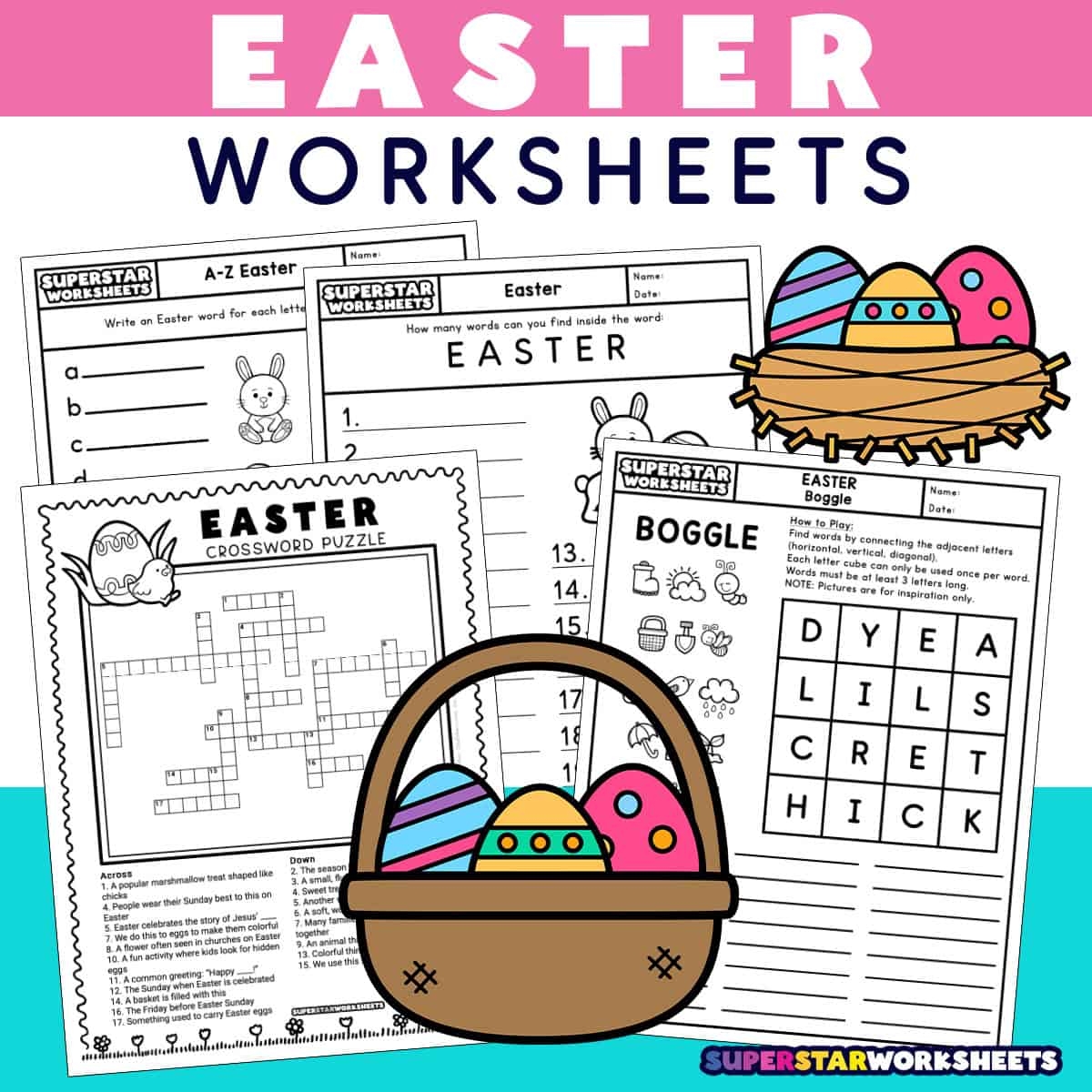 Easter Worksheets Free Printables Superstar Worksheets