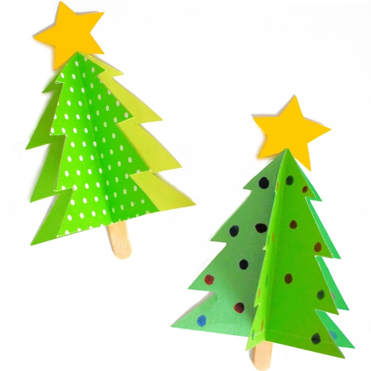 Easy Christmas Tree Craft For Toddlers With Free Printable High Chair Chronicles