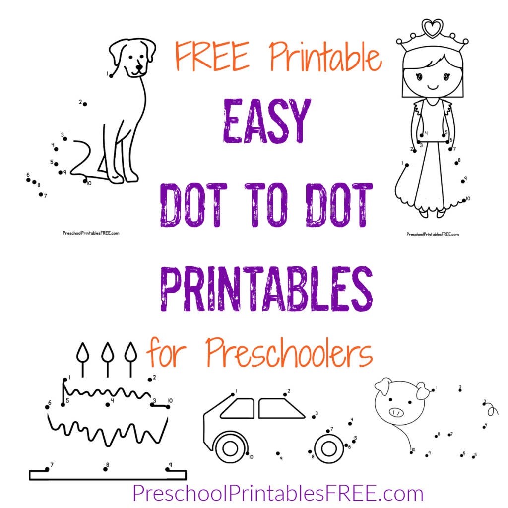 Easy Dot To Dot Printables numbers 1 10 Free Preschool Printables Easy Dot To Dot Printables numbers 1 10 Free Preschool Printables