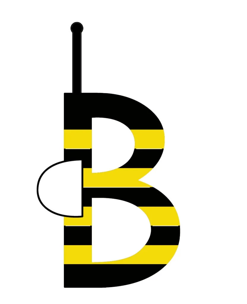 Easy Letter B Bee Craft For Preschool Printable Template A Crafty Life