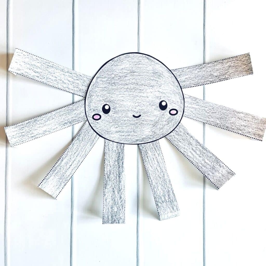 Easy Printable Spider Craft For Preschool Free Simply Full Of Delight