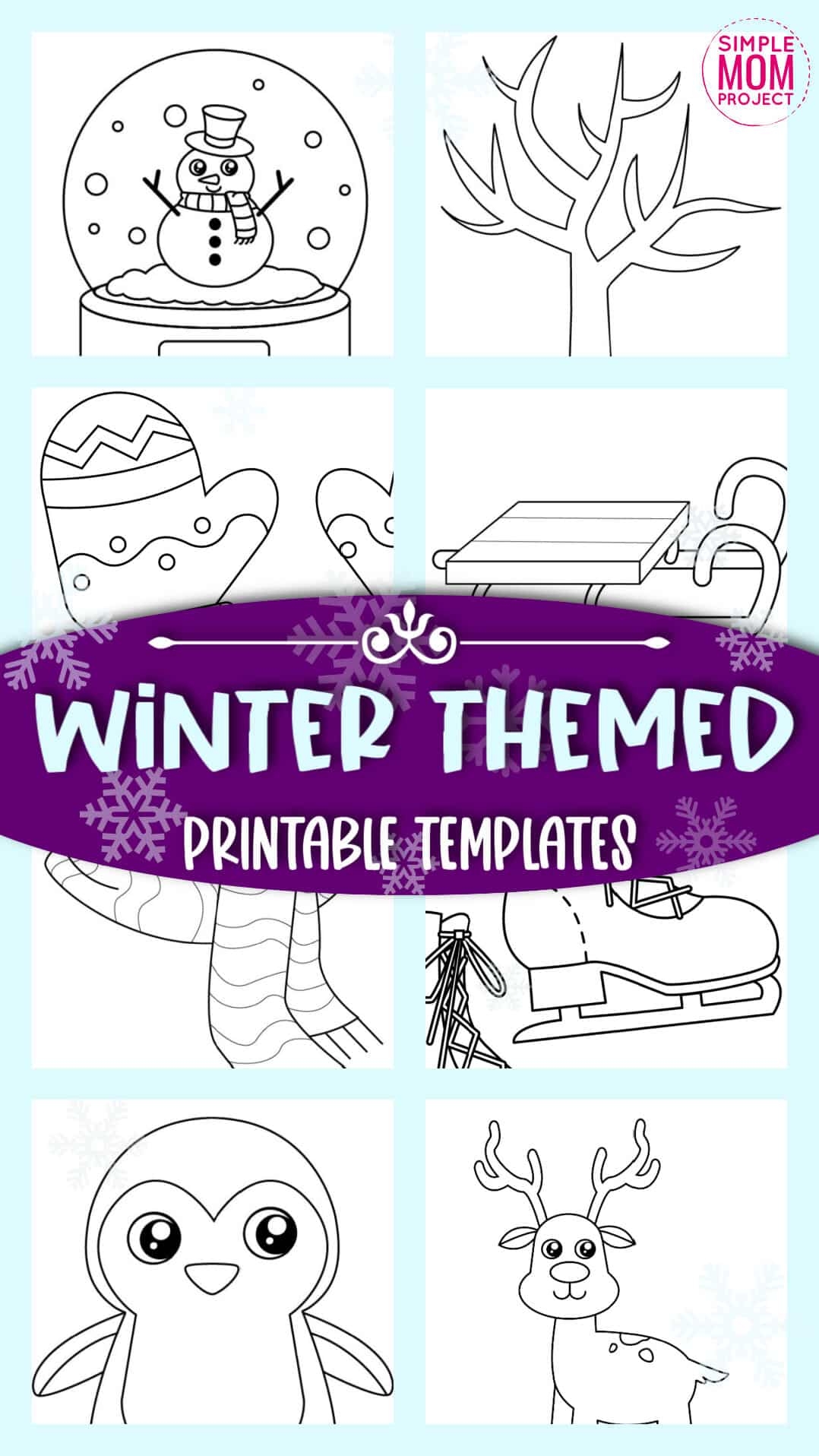 Easy Winter Templates Printable For Kids Art Projects Simple Mom Project Easy Winter Templates Printable For Kids Art Projects Simple Mom Project