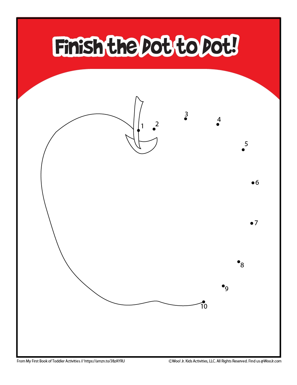 Educational Printables From My First Book Of Toddler Activities Woo Jr Kids Activities Children s Publishing