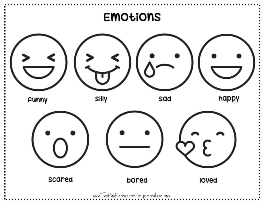 Emotions Coloring Page instant Download Two Pink Peonies