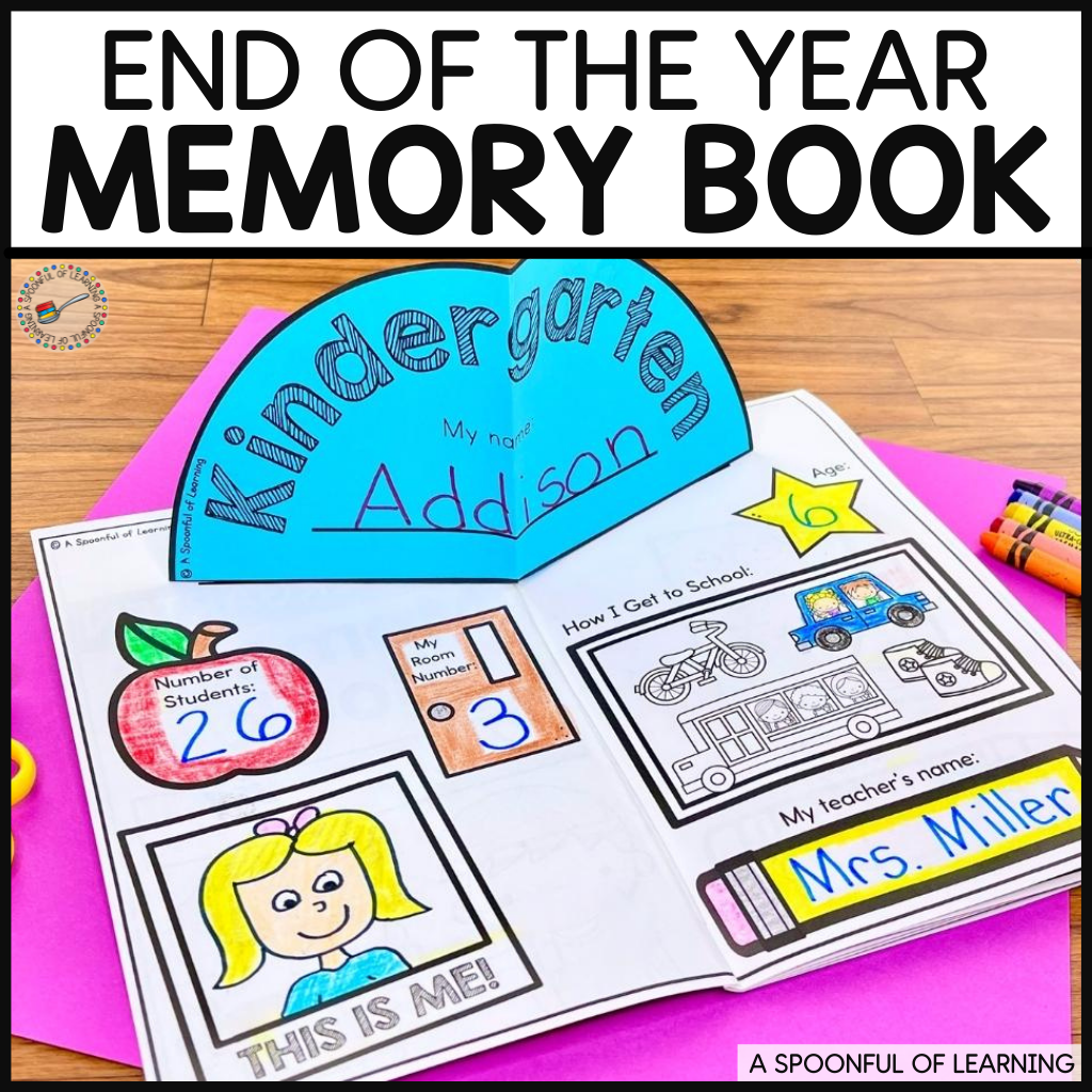 End Of The Year Memory Book A Spoonful Of Learning End Of The Year Memory Book A Spoonful Of Learning