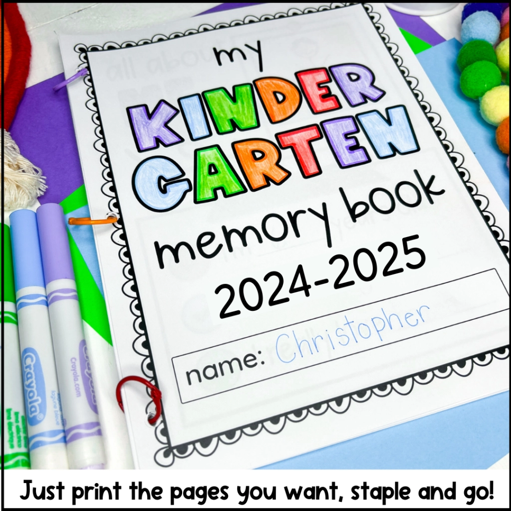 End Of Year Memory Book For Kids Beyond The Playroom End Of Year Memory Book For Kids Beyond The Playroom