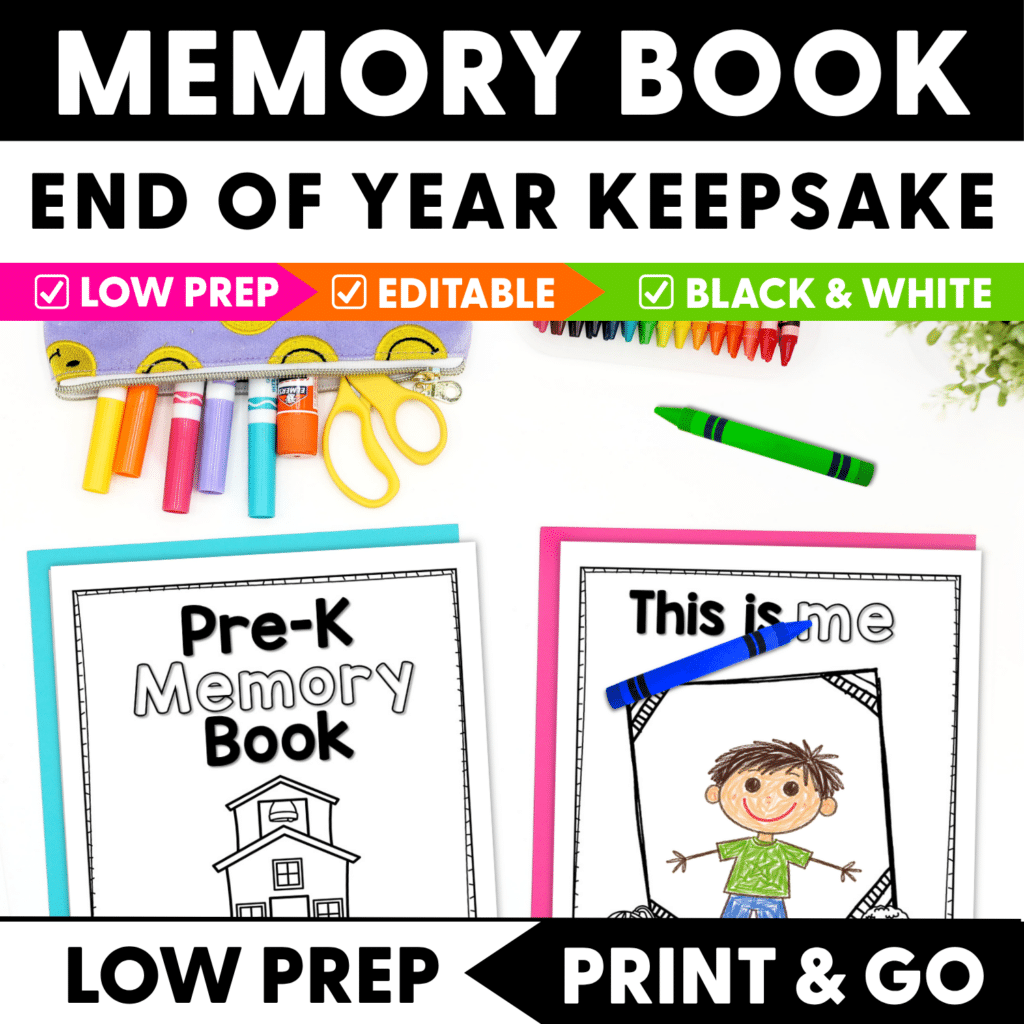 End Of Year Memory Book Keepsake Activity Preschool Pre K Pre K Pages End Of Year Memory Book Keepsake Activity Preschool Pre K Pre K Pages