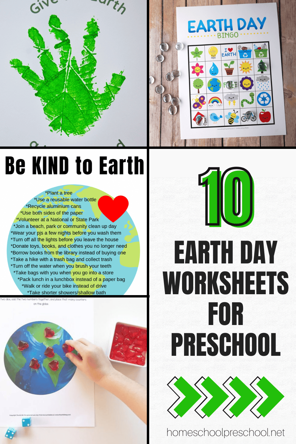 Engaging Earth Day Worksheets For Preschoolers
