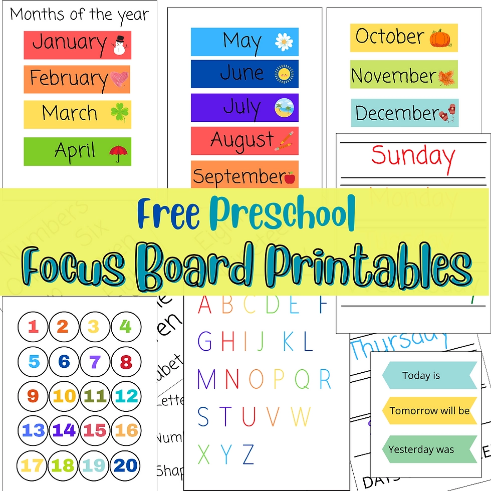 Engaging Preschool Circle Time With Focus Board