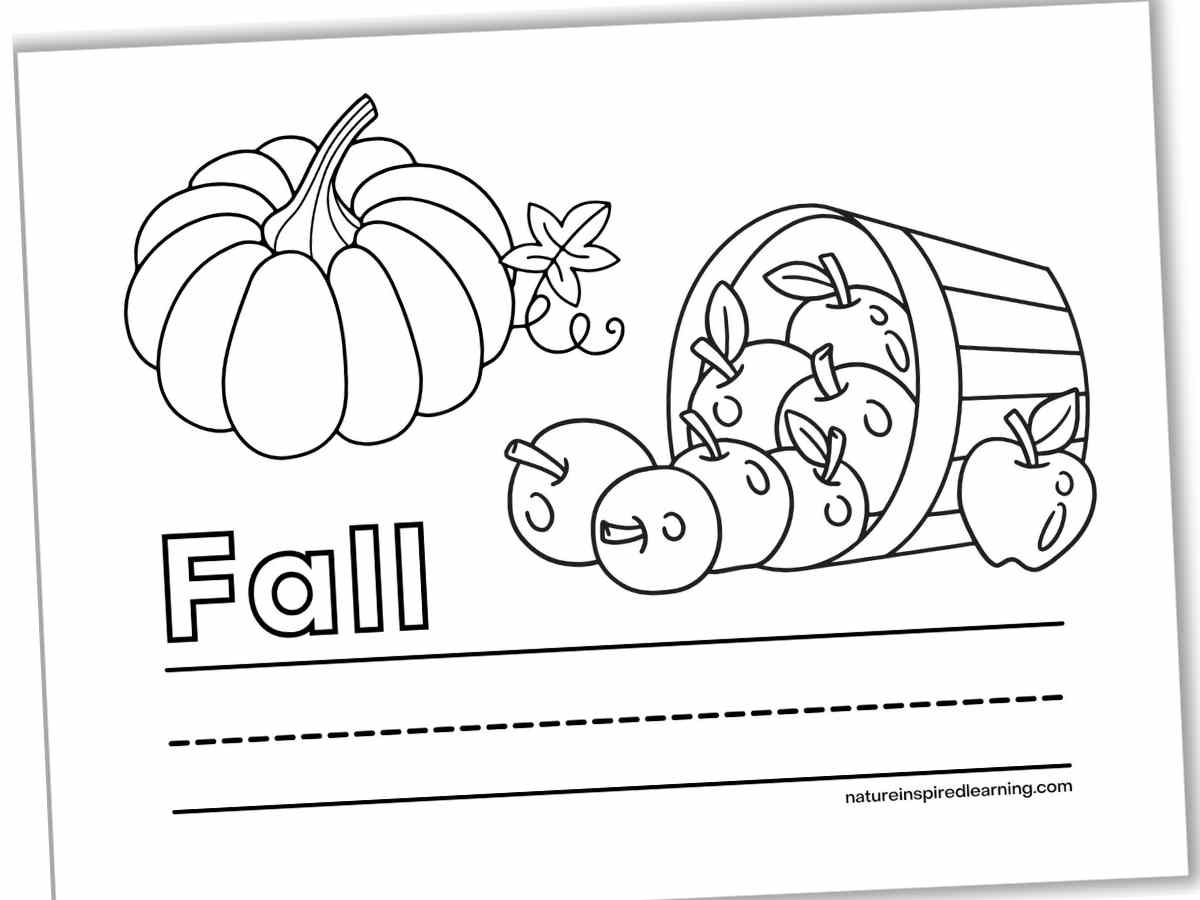 Fall Coloring Pages Nature Inspired Learning Fall Coloring Pages Nature Inspired Learning