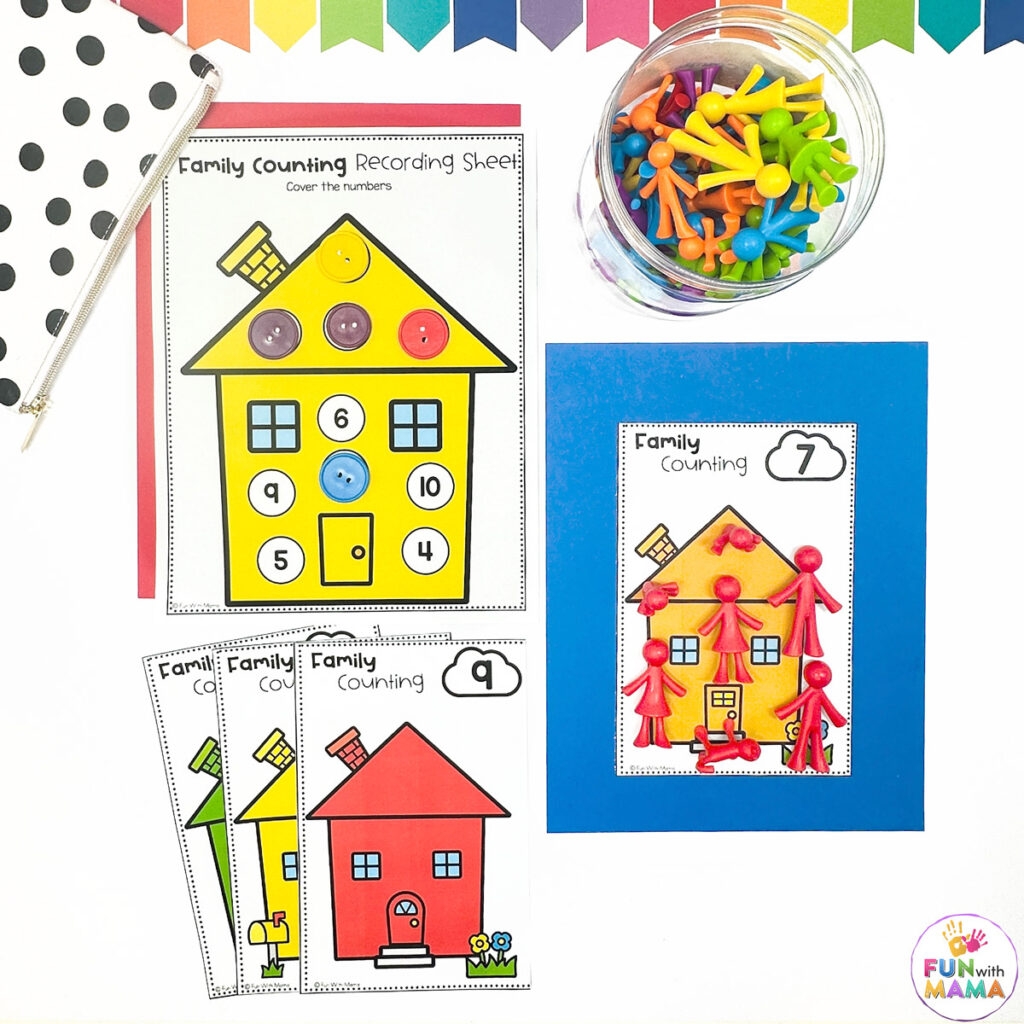 Family Theme Preschool Activities Worksheets For Kindergarten Fun With Mama