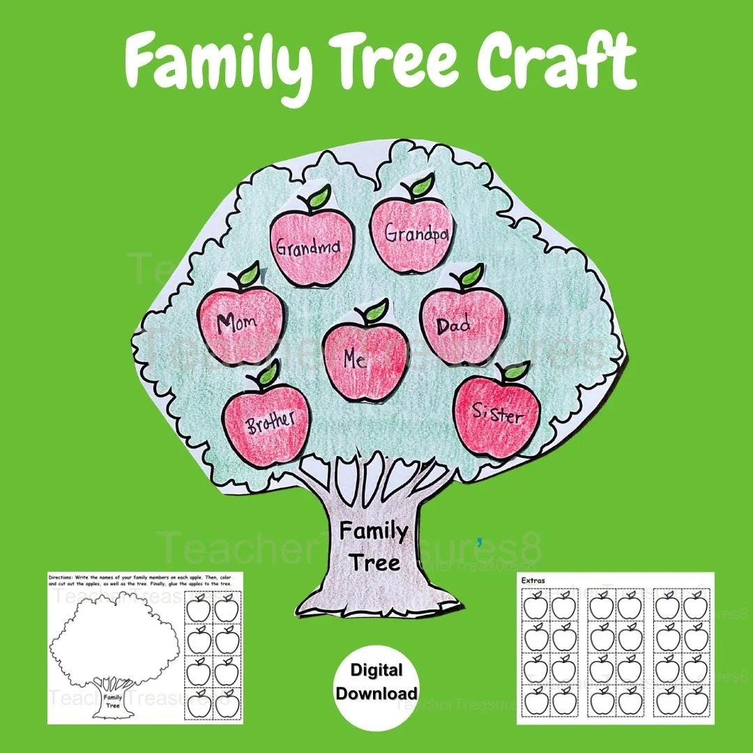 Family Tree Craft Family Tree Template Label Family Tree Build A Family Tree Homeschool Activity Crafts For Kids Printable Activity Etsy Family Tree Craft Family Tree Template Label Family Tree Build A Family Tree Homeschool Activity Crafts For Kids Printable Activity Etsy