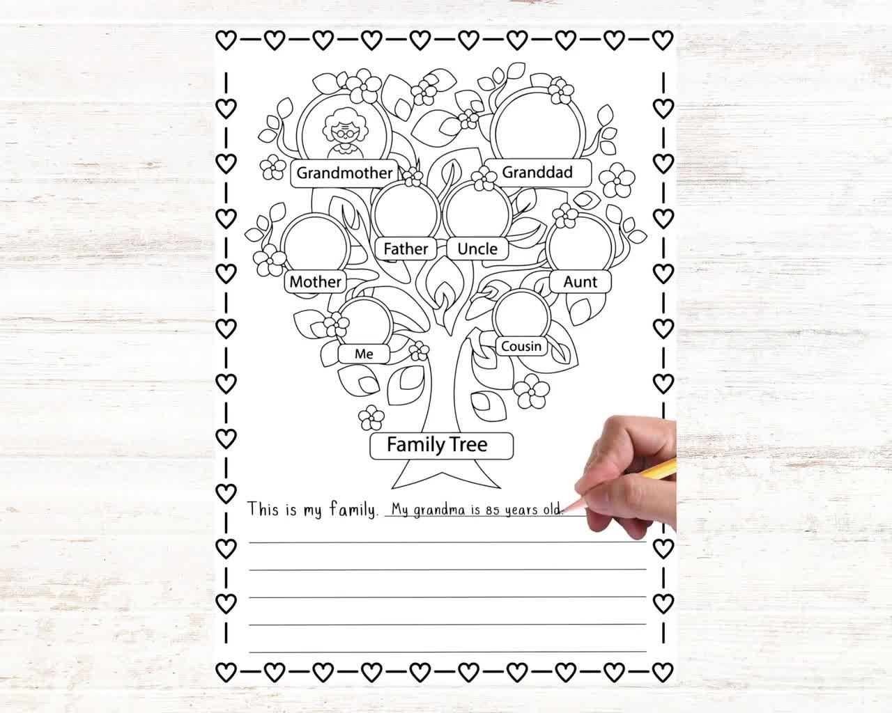 Family Tree Printable Template Fillable Family Tree Chart Family Tree Printable For Kids Family Tree Chart Template Etsy Family Tree Printable Template Fillable Family Tree Chart Family Tree Printable For Kids Family Tree Chart Template Etsy