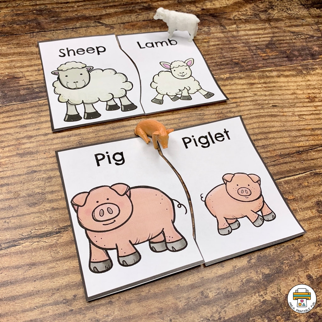 Farm Preschool Activity Pack