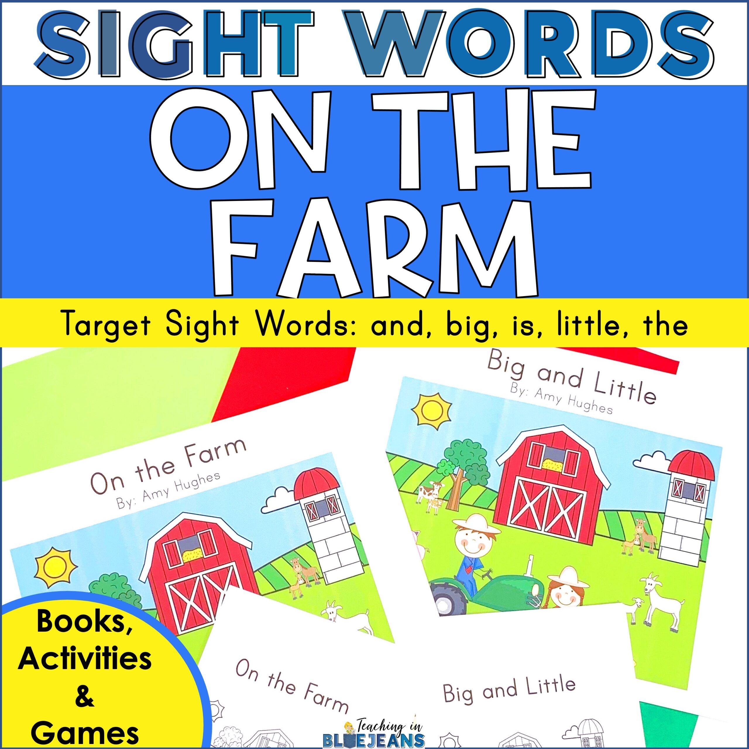 Farm Sight Word Books And Activities Printable Readers Worksheets And Teaching In Blue Jeans Farm Sight Word Books And Activities Printable Readers Worksheets And Teaching In Blue Jeans