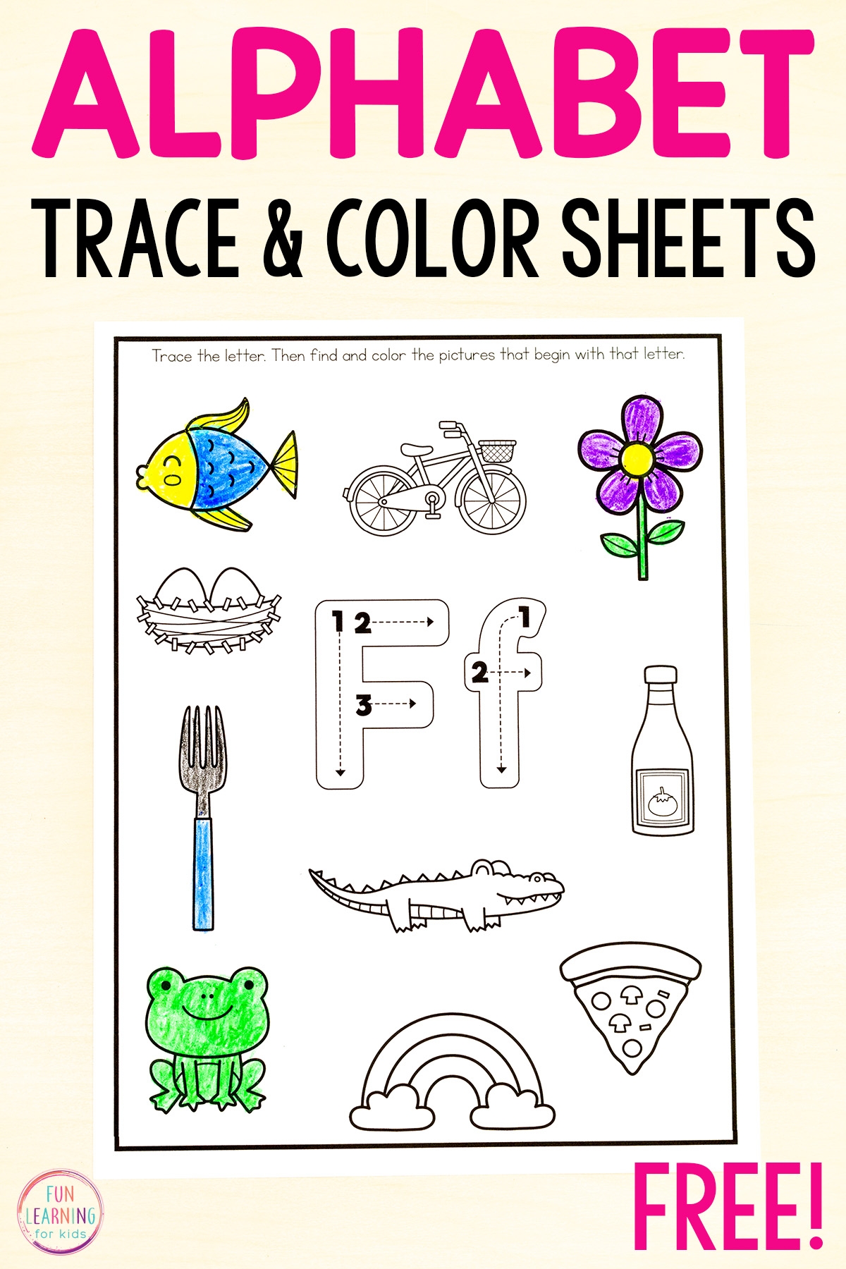 Find And Color The Beginning Letter Sound Alphabet Worksheets Find And Color The Beginning Letter Sound Alphabet Worksheets