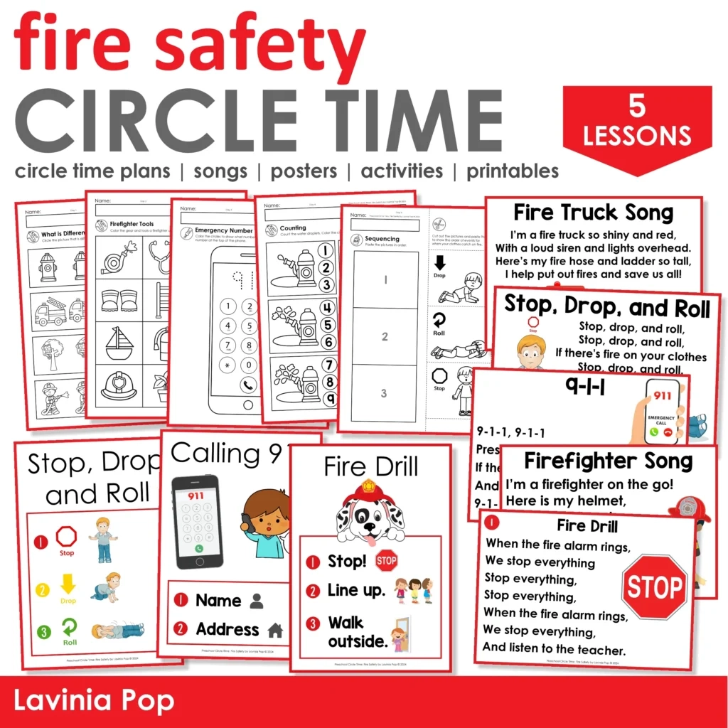 Fire Safety Kindergarten Worksheets And Activities In My World Fire Safety Kindergarten Worksheets And Activities In My World