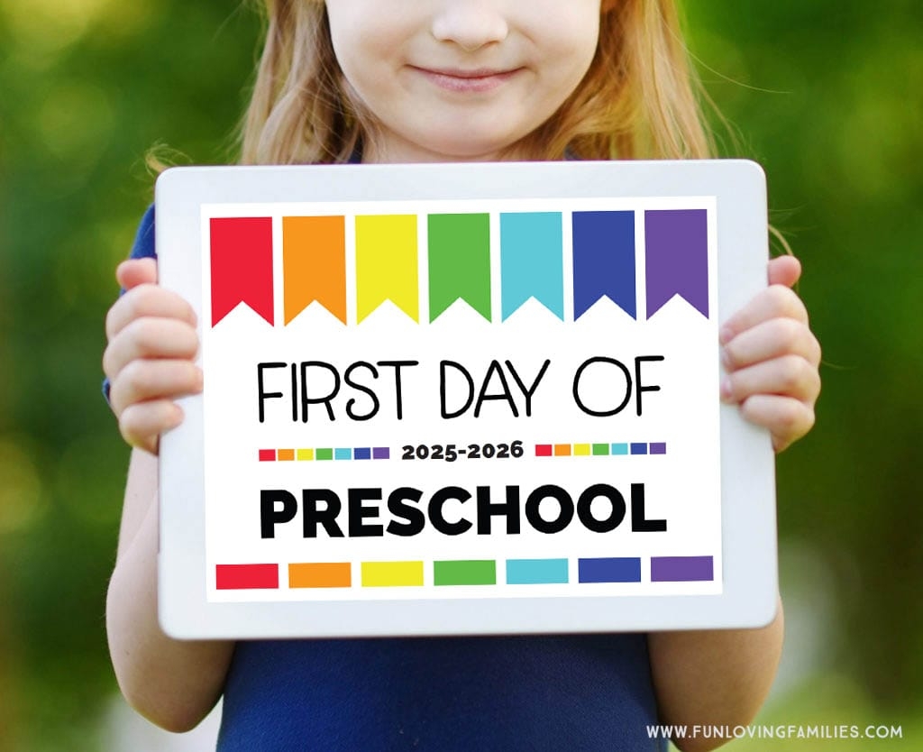 First Day Of School Signs 2026 2027 Free Printables For All Grades