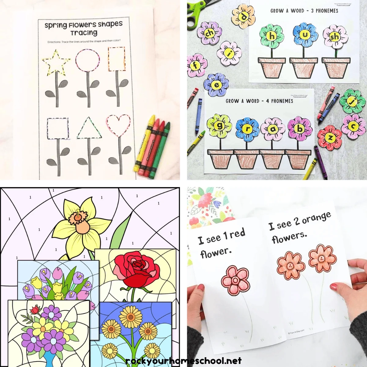 Flower Printables 15 Fun And Free Activities For Kids Rock Your Homeschool Flower Printables 15 Fun And Free Activities For Kids Rock Your Homeschool
