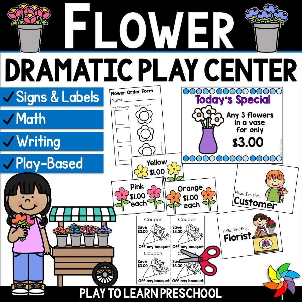 Flower Shop Dramatic Play Play To Learn Preschool Preschool