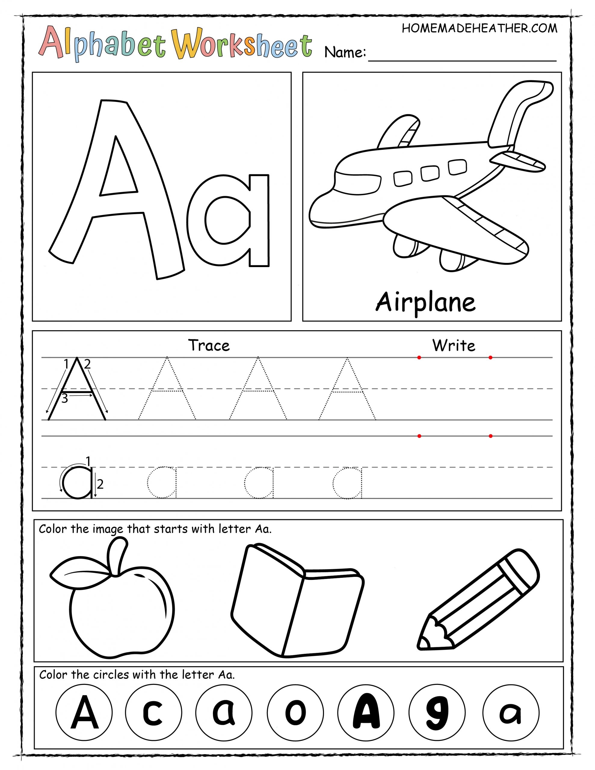 Free Alphabet Printable Worksheets Homemade Heather Worksheets Library Free Alphabet Printable Worksheets Homemade Heather Worksheets Library