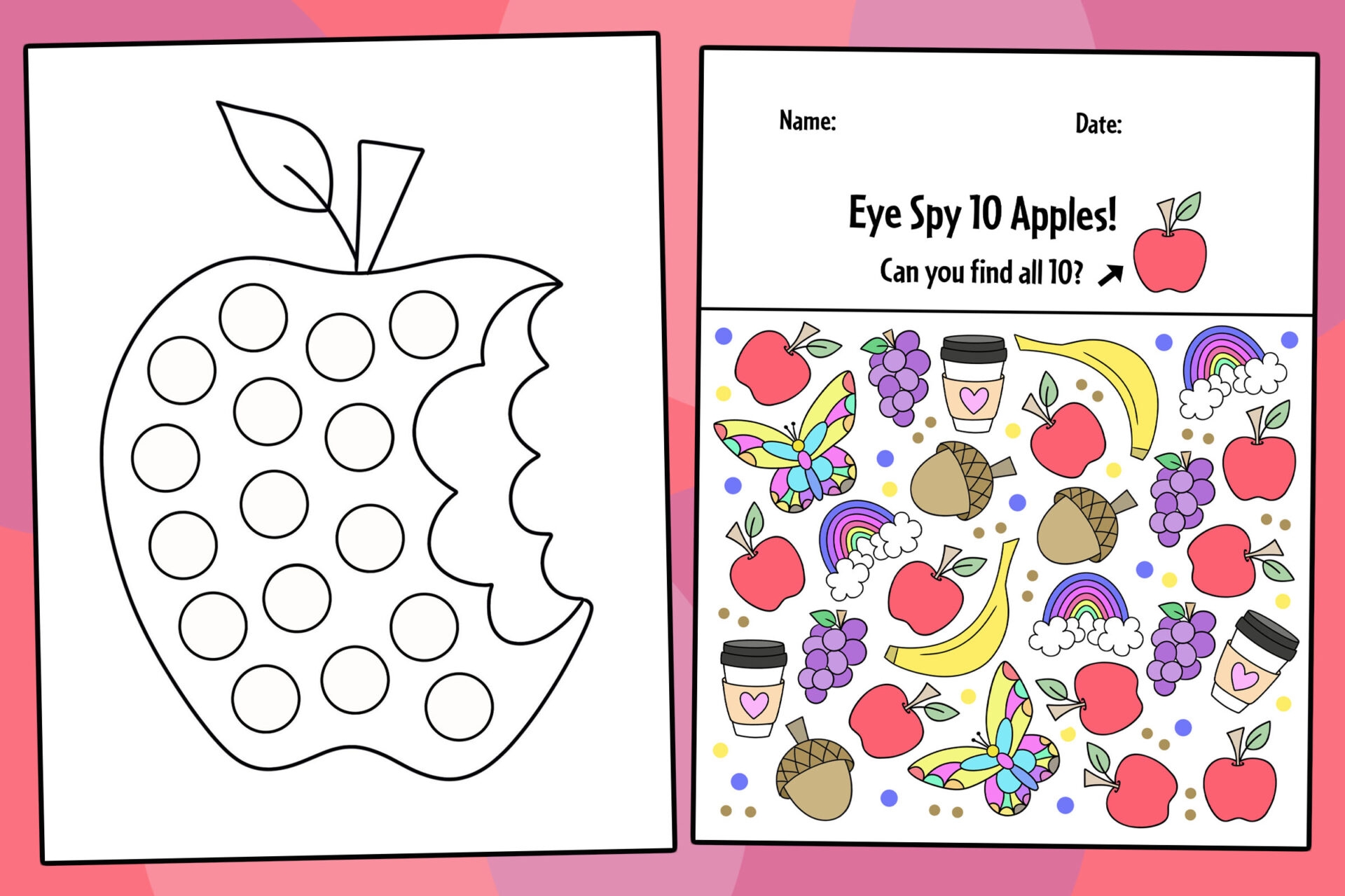 Free Apple Worksheets For Preschool The Hollydog Blog Free Apple Worksheets For Preschool The Hollydog Blog