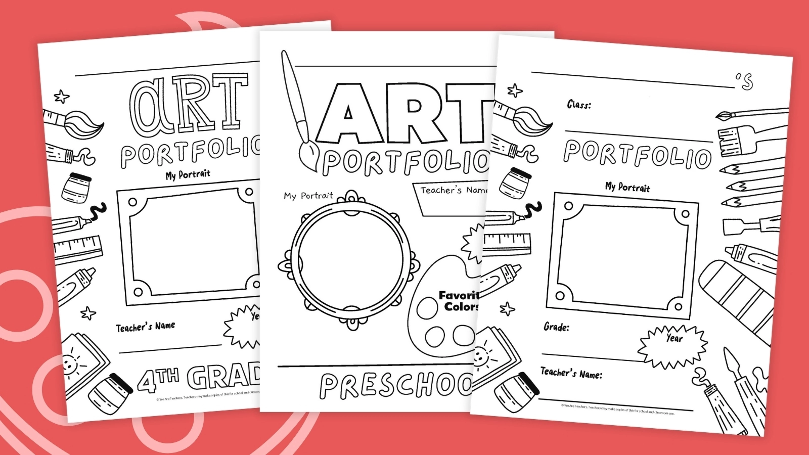 Free Art Portfolio Templates For Students Free Art Portfolio Templates For Students