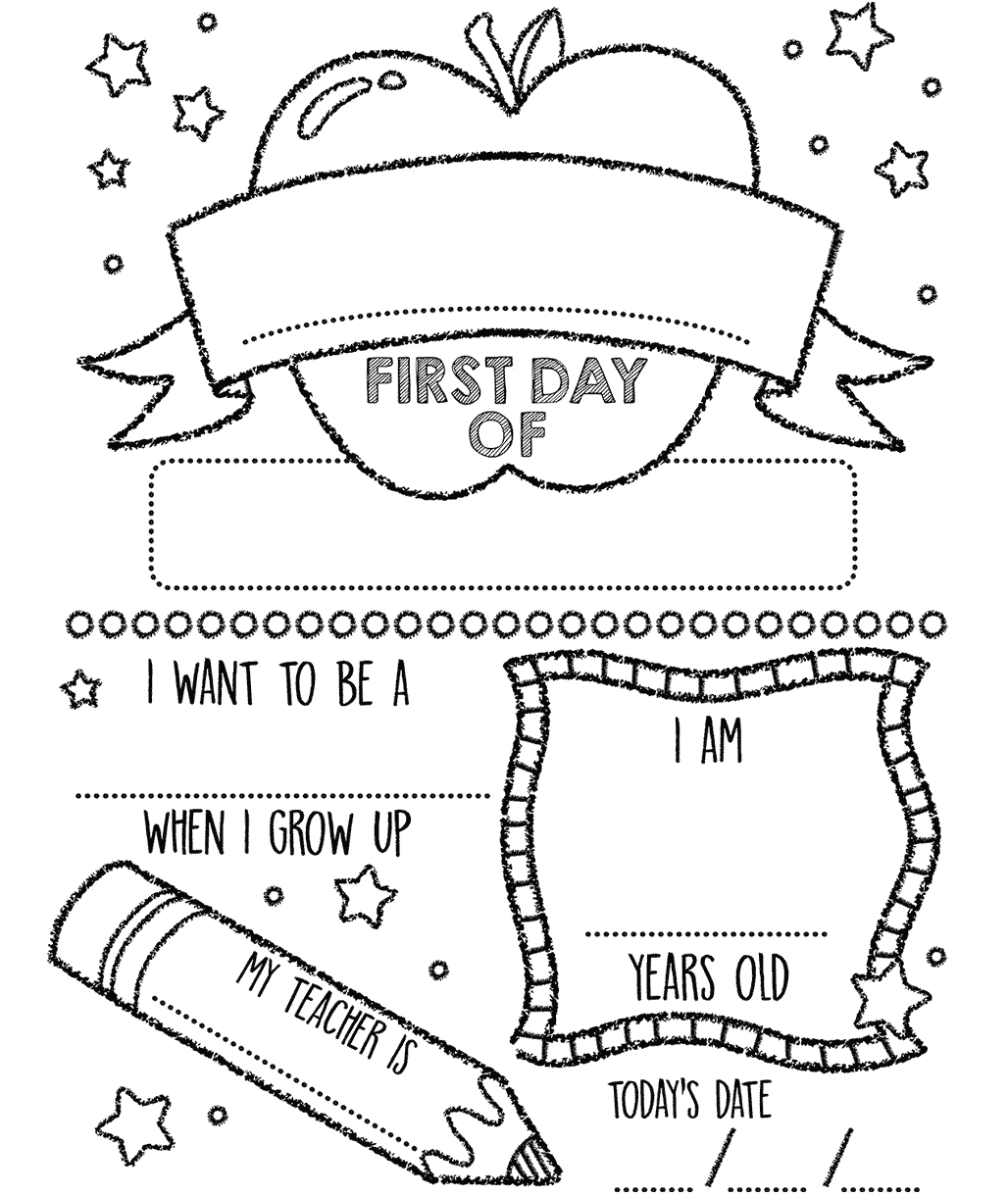 Free Back To School Kids Coloring Pages Activities Free Back To School Kids Coloring Pages Activities