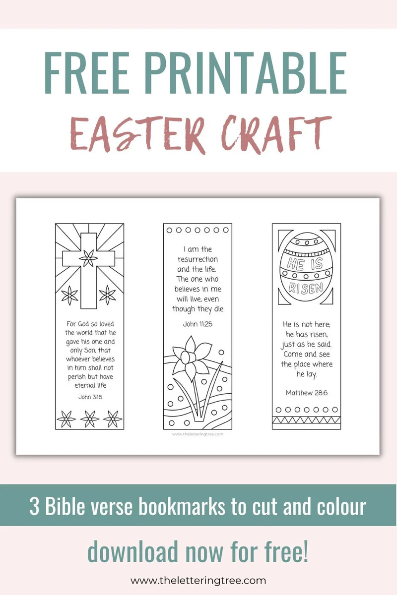 Free Christian Easter Crafts For Kids The Lettering Tree