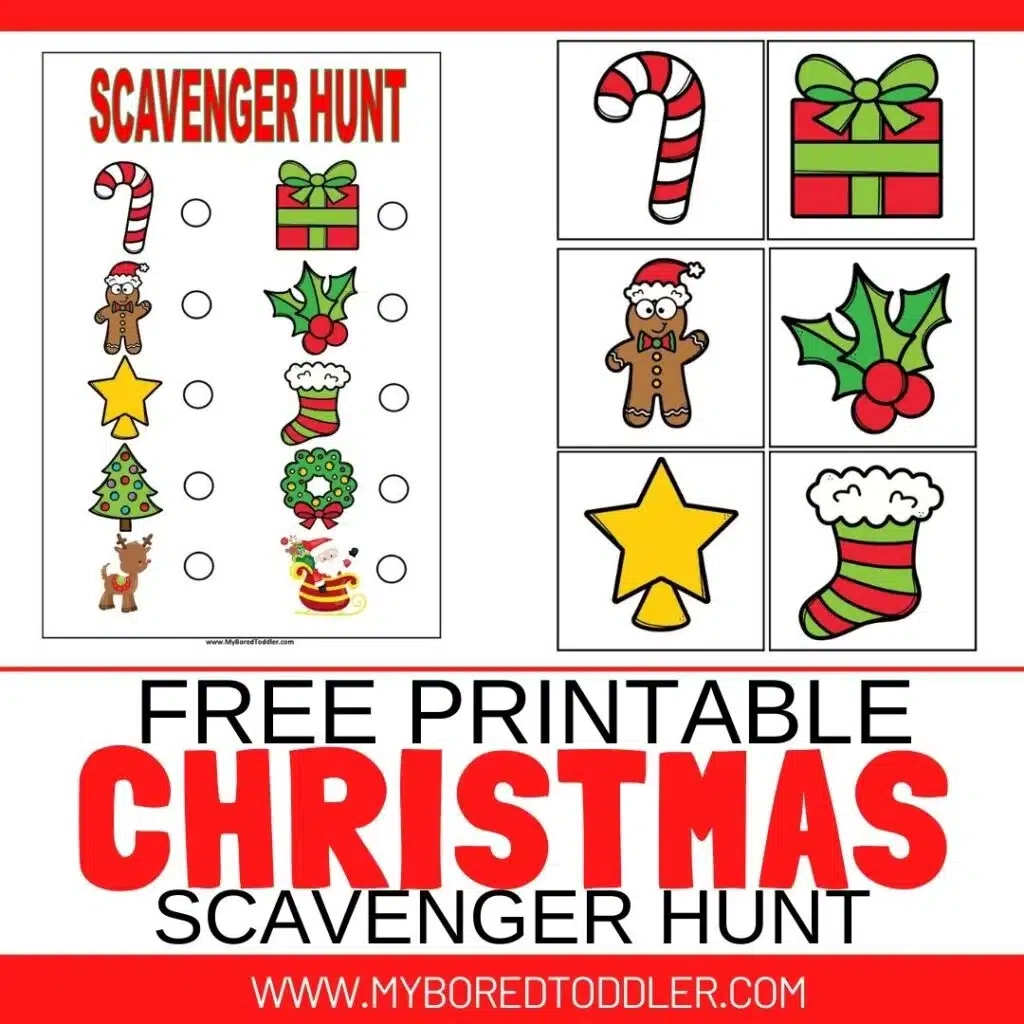 FREE Christmas Scavenger Hunt For Toddlers Preschoolers My Bored Toddler FREE Christmas Scavenger Hunt For Toddlers Preschoolers My Bored Toddler