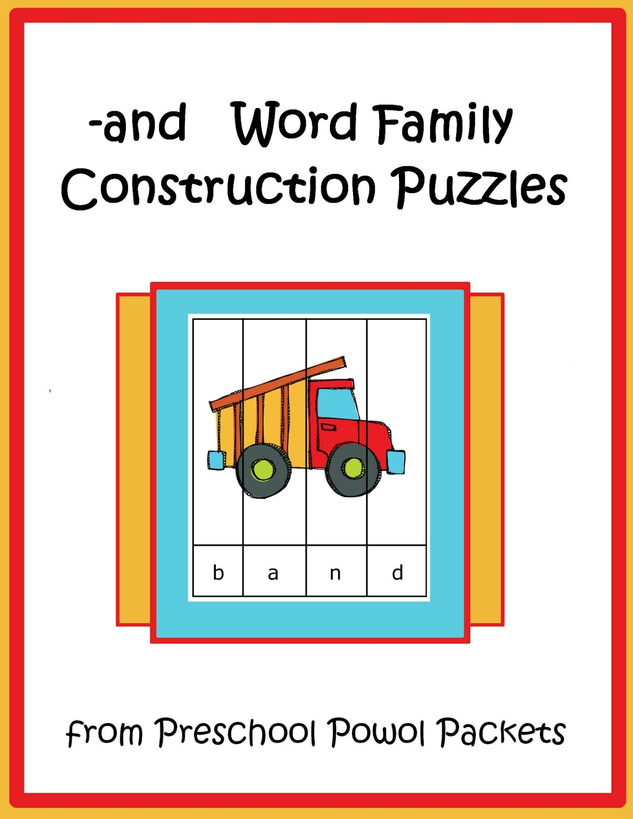 FREE Construction Theme Preschool Printables FREE Construction Theme Preschool Printables