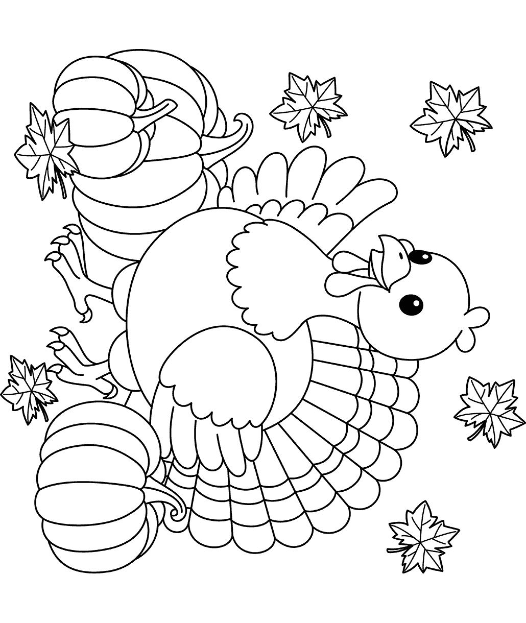 Free Crayola Thanksgiving Turkey Coloring Page For Kids