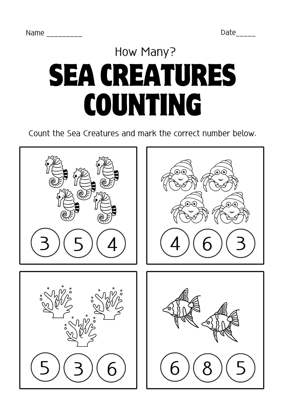 Free Custom Printable Preschool Worksheet Templates Canva