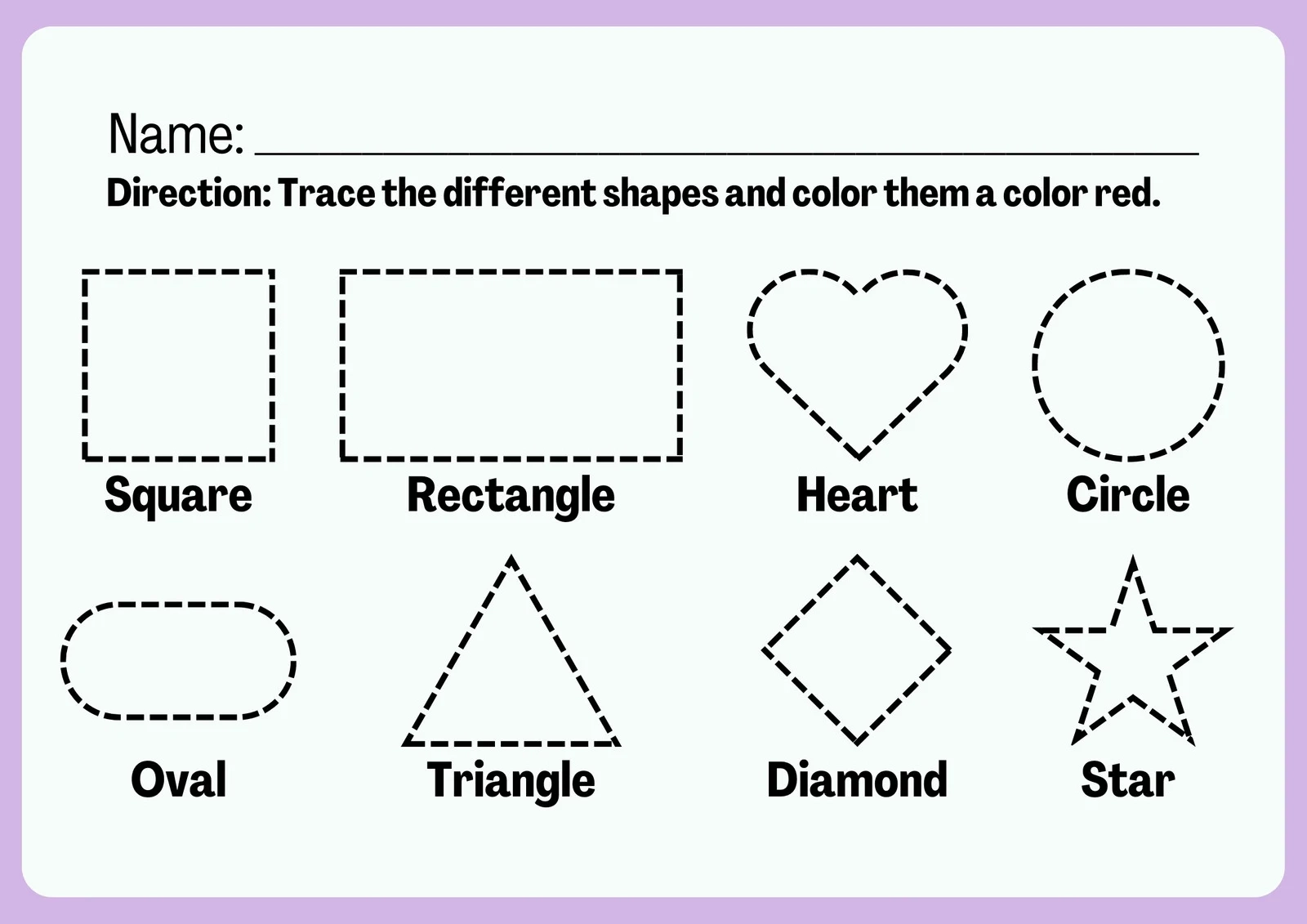 Free Custom Printable Preschool Worksheet Templates Canva