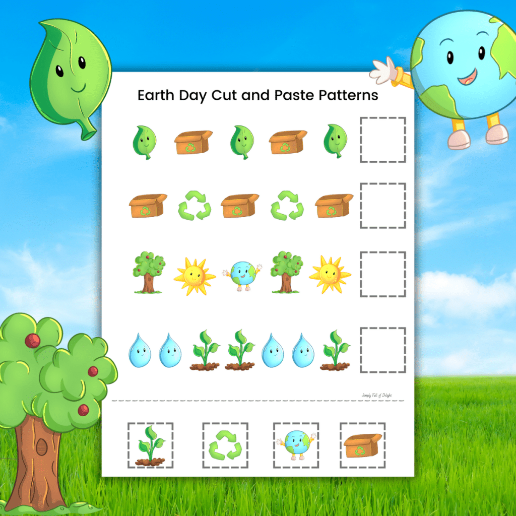Free Earth Day Worksheet Preschool Printable Fun Pack Simply Full Of Delight