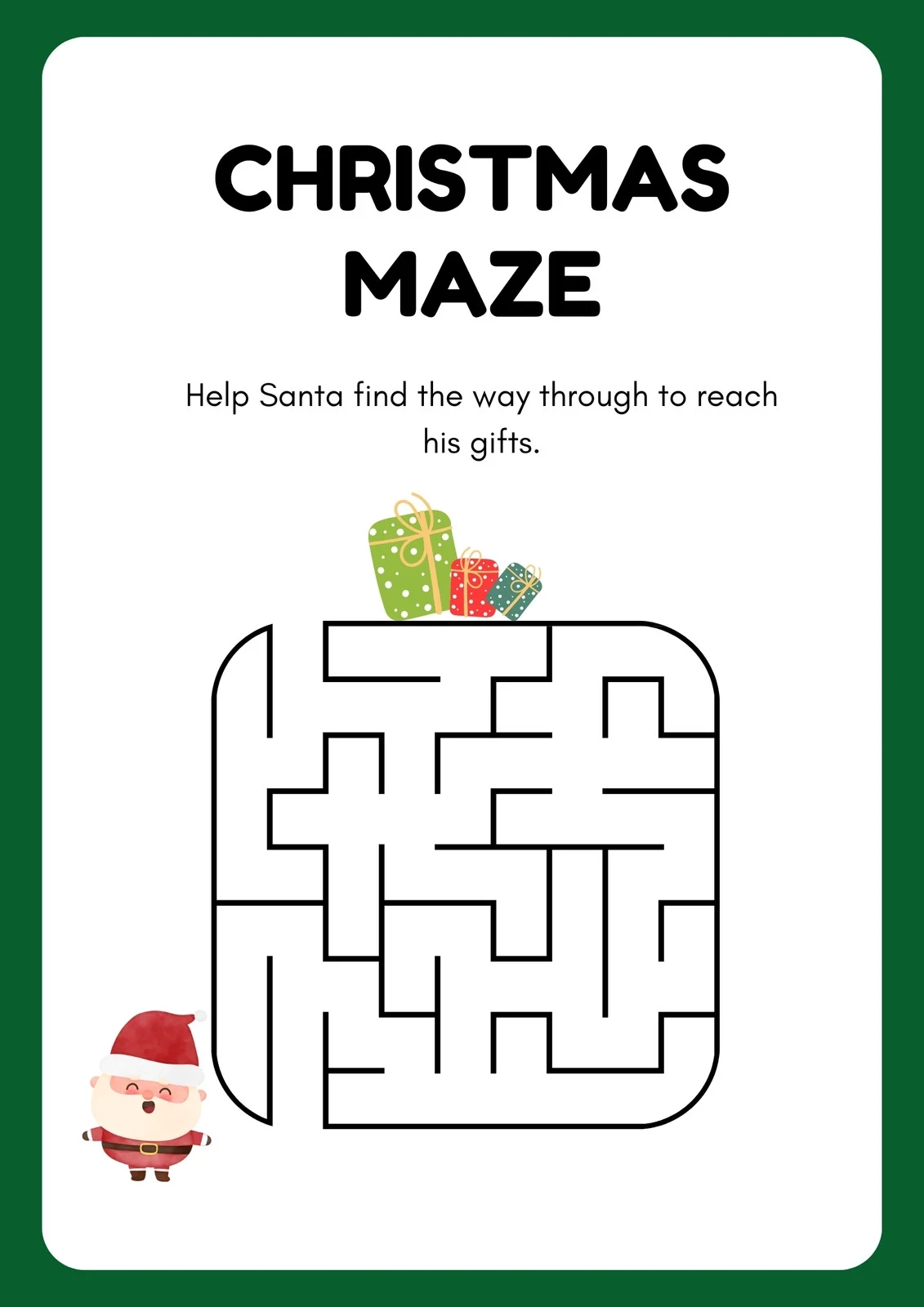 Free Editable Christmas Worksheet Templates Canva