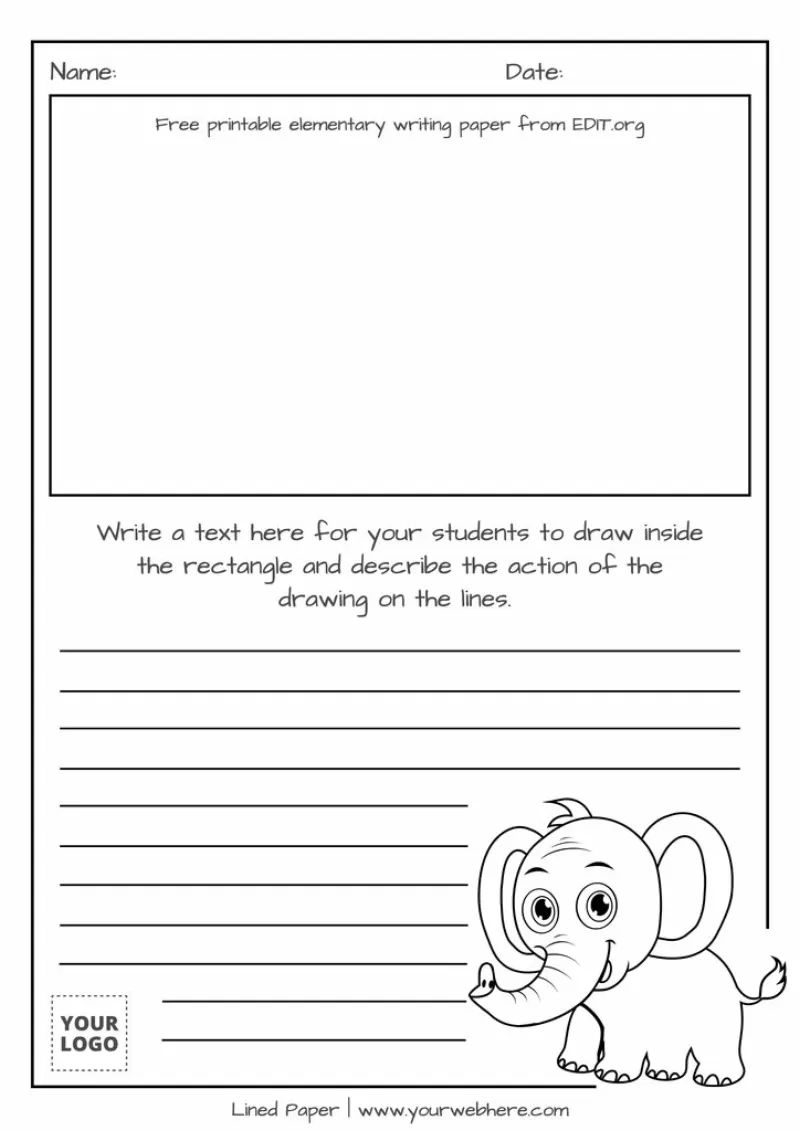 Free Elementary Lined Paper To Print Free Elementary Lined Paper To Print