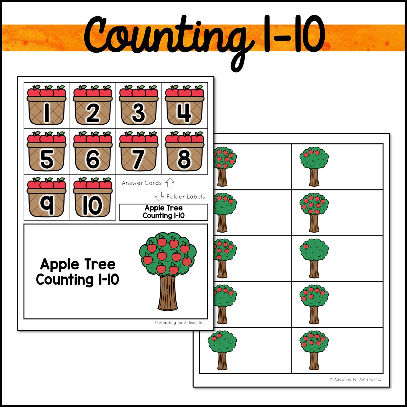 FREE Fall File Folder Games And Activities Autism Work Tasks