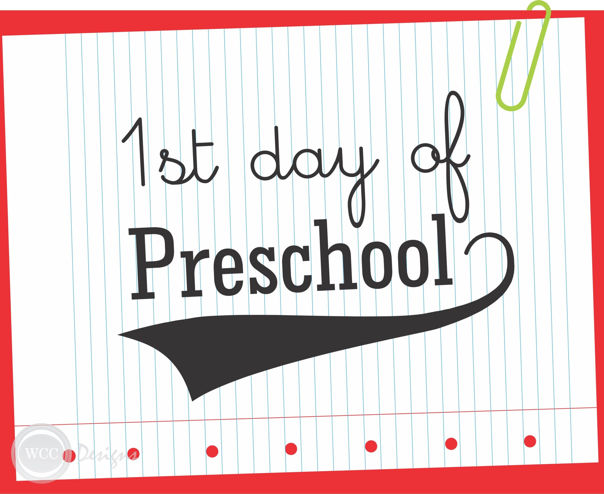 FREE First Day Of School Printable Signs Catch My Party FREE First Day Of School Printable Signs Catch My Party