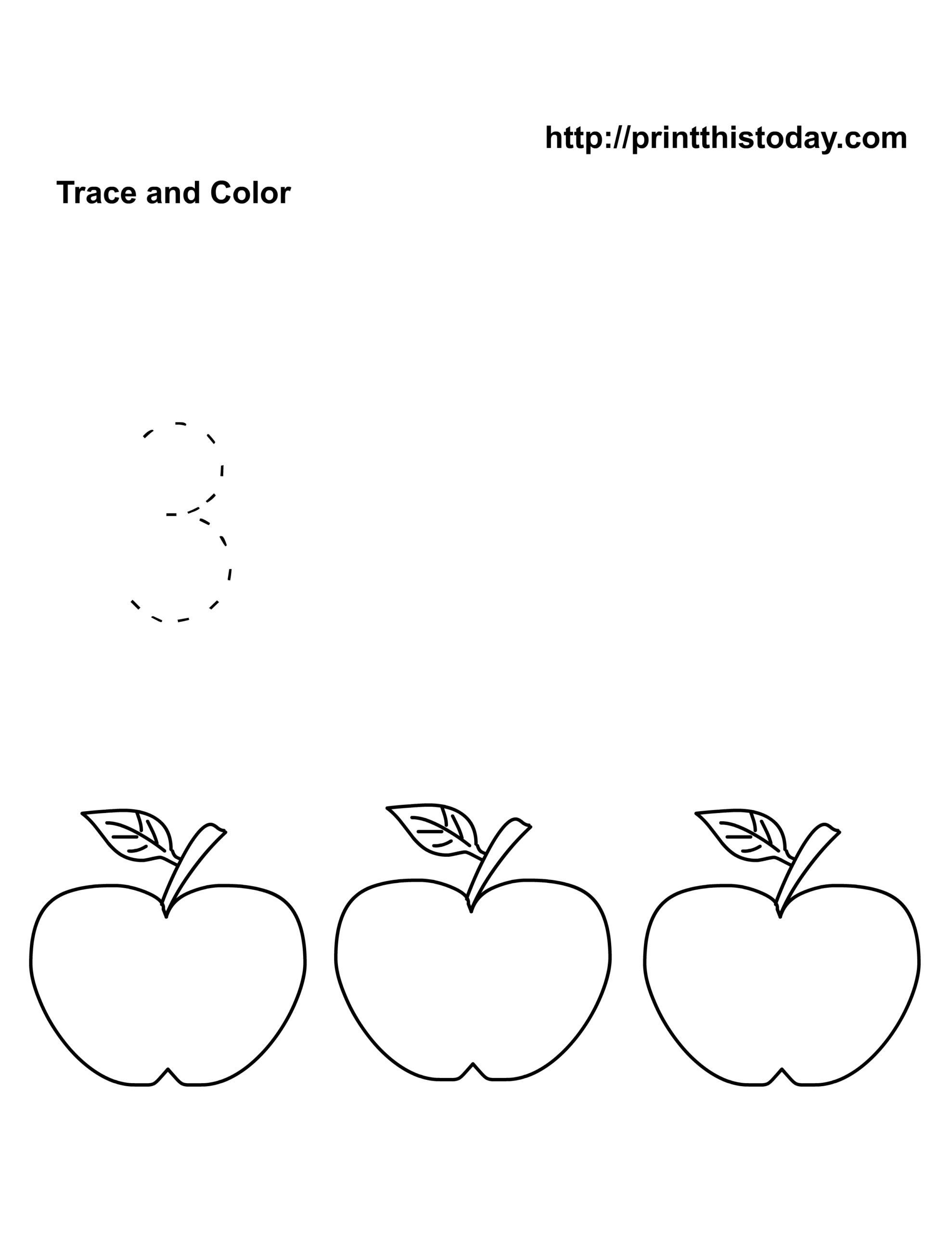 Free Kindergarten Math Worksheets Number Three 3 Free Kindergarten Math Worksheets Number Three 3
