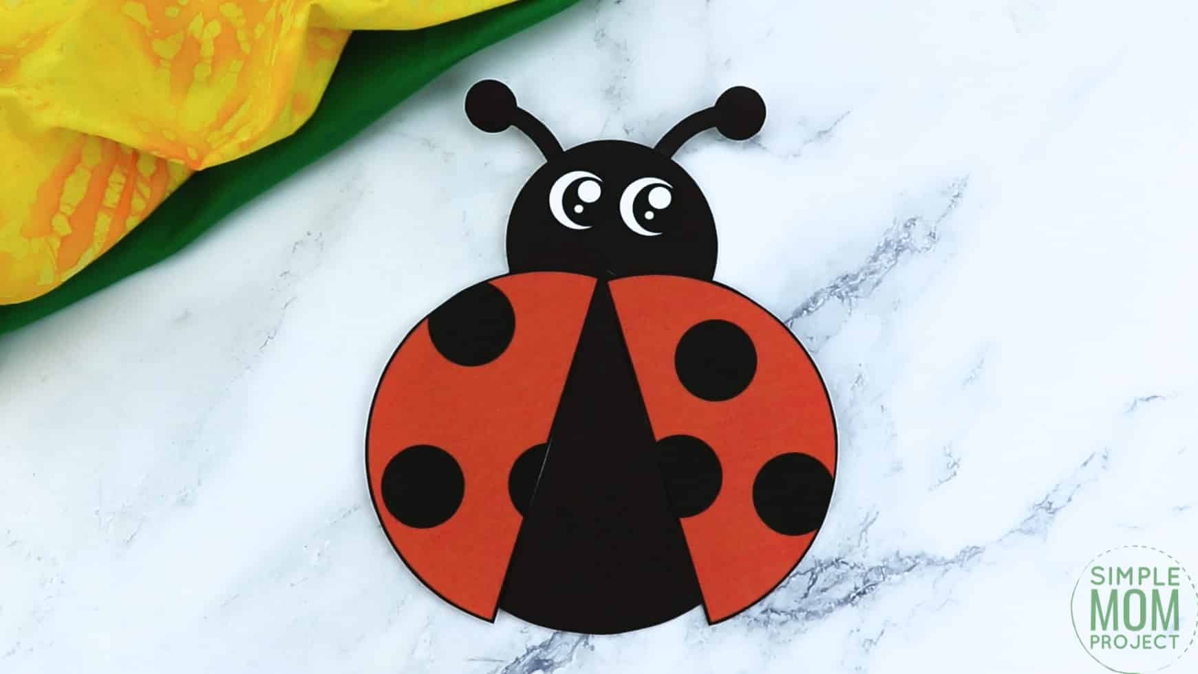 Free Ladybug Craft Template For Kids Fun Spring Printable Activity Simple Mom Project