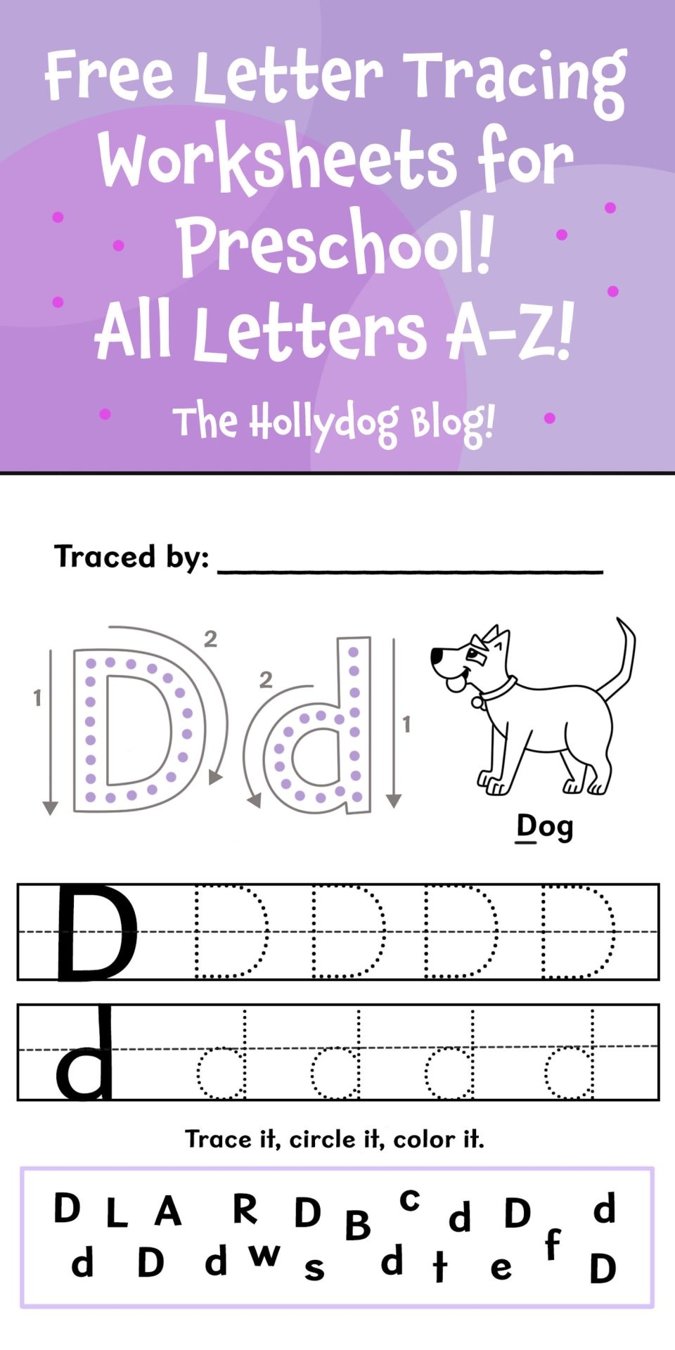 Free Letter Tracing Worksheets For Preschool A Z Alphabet Printables The Hollydog Blog Free Letter Tracing Worksheets For Preschool A Z Alphabet Printables The Hollydog Blog