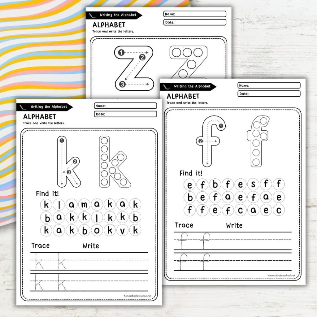 Free Lowercase Alphabet Worksheets For Kindergarten
