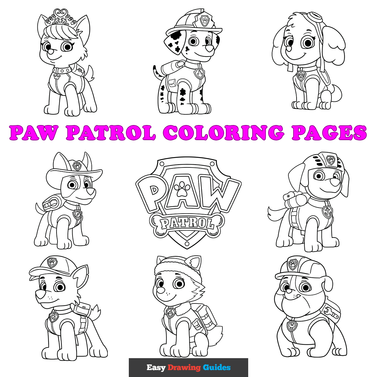 Free PAW Patrol Coloring Pages For Kids 11 Printable Sheets Free PAW Patrol Coloring Pages For Kids 11 Printable Sheets