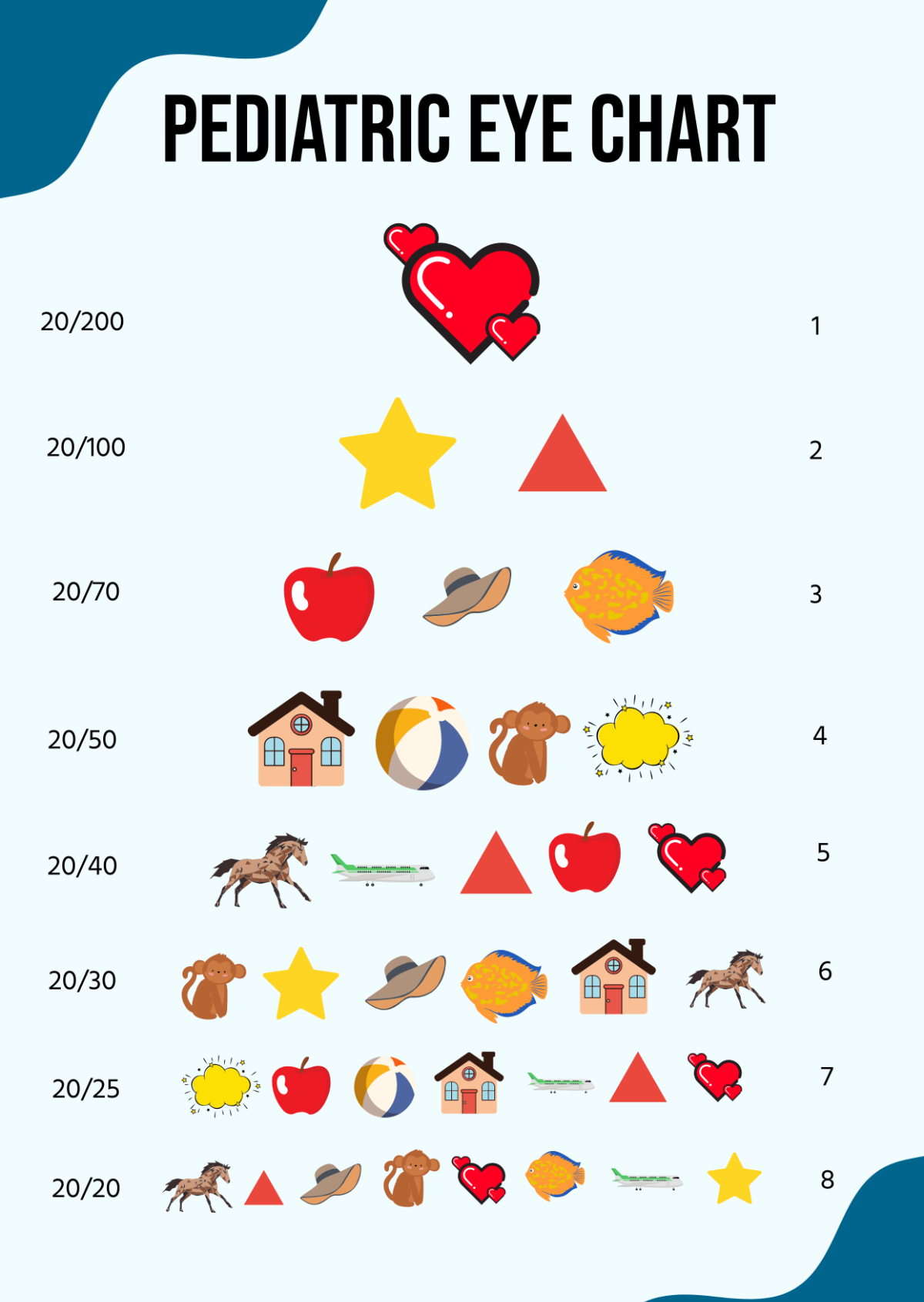 Free Pediatric Eye Chart Template To Edit Online Free Pediatric Eye Chart Template To Edit Online