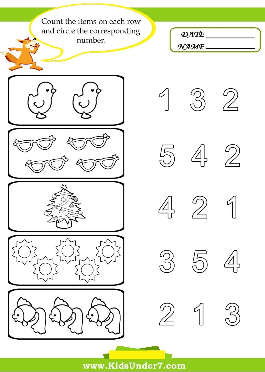Free Preschool amp Kindergarten Numbers amp Counting Worksheets Worksheets Library Free Preschool amp Kindergarten Numbers amp Counting Worksheets Worksheets Library
