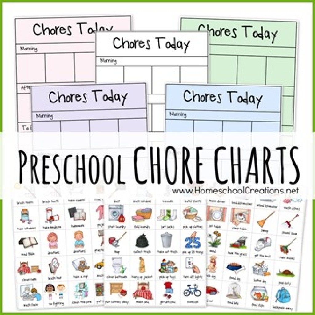 FREE Preschool Chore Charts Subscriber Freebie FREE Preschool Chore Charts Subscriber Freebie