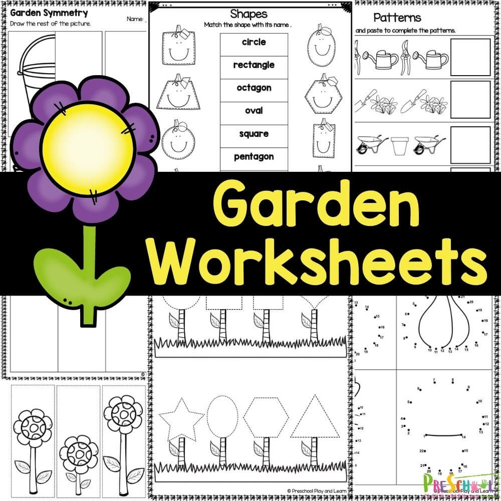 Free Preschool Garden Worksheets Free Preschool Garden Worksheets