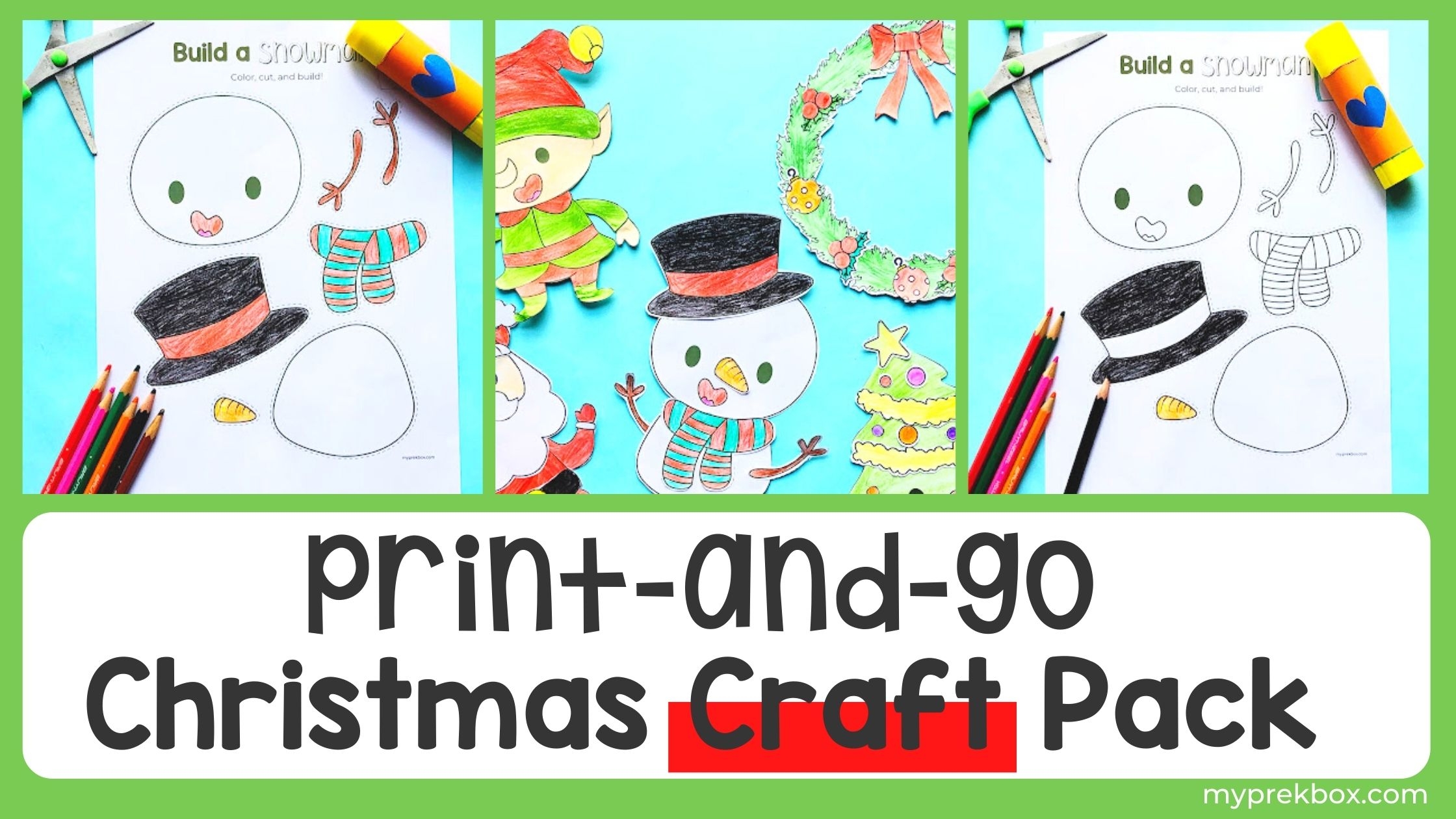Free Print and Go Christmas Craft Pack